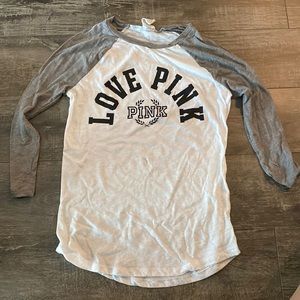 Victoria’s Secret Pink Baseball Tee